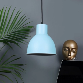 1965 Monging Blue Hanging Light by SS Lightings contemporary ceiling fixture