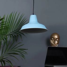 1965 Monging Blue Hanging Light by SS Lightings contemporary ceiling fixture
