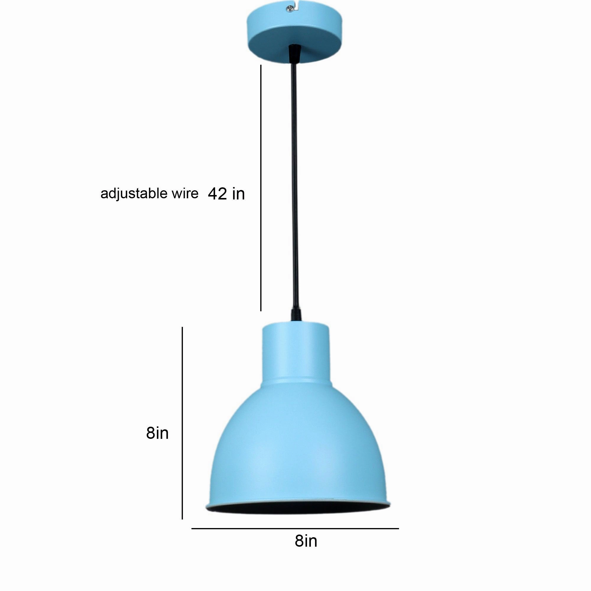 1965 Monging Blue Hanging Light by SS Lightings