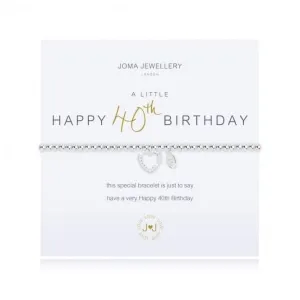 A Little 40Th Birthday Bracelet 2073 Joma Jewellery