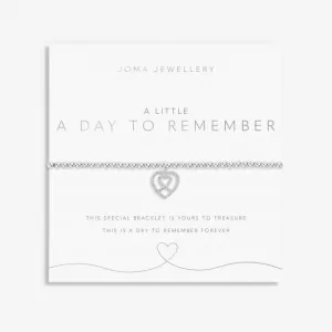 A Little A Day To Remember Silver Plated 17.5cm Bracelet 7010 Joma Jewellery