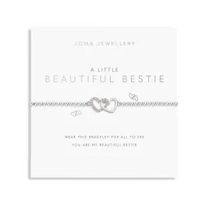 A Little Beautiful Bestie Silver Plated Bracelet 7413 Joma Jewellery