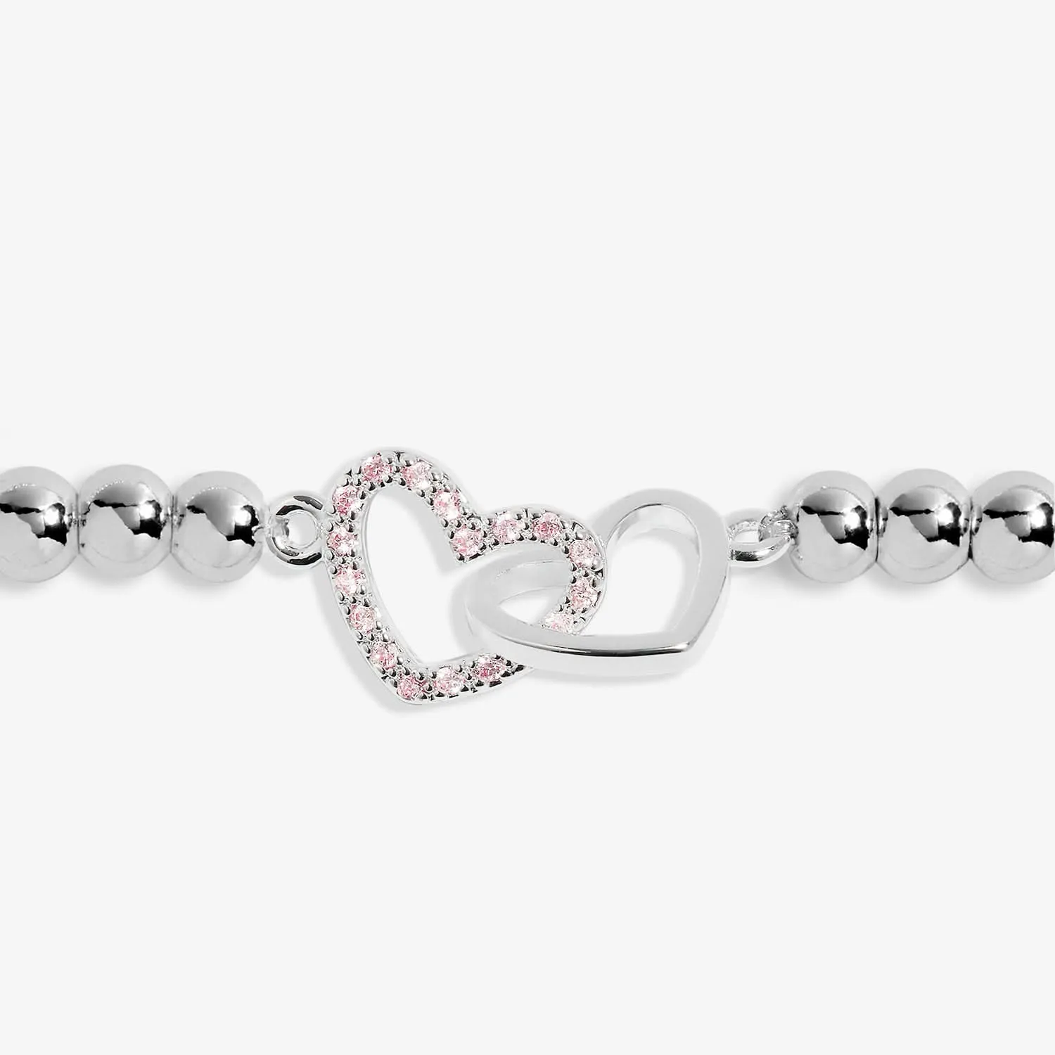 A Little Beautiful Bestie Silver Plated Bracelet 7413 Joma Jewellery