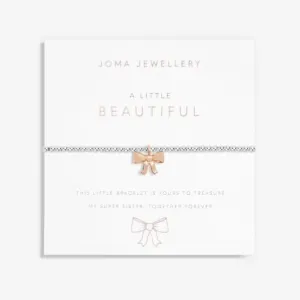 A Little Beautiful Silver Rose Gold Plated 15.5cm Bracelet C722 Joma Jewellery