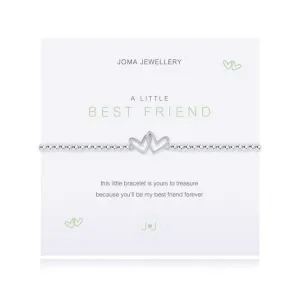A Little Best Friend Silver 17.5cm Stretch Bracelet 4002 Joma Jewellery