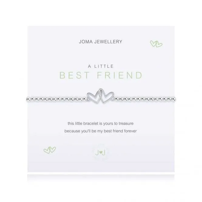 A Little Best Friend Silver 17.5cm Stretch Bracelet 4002 Joma Jewellery