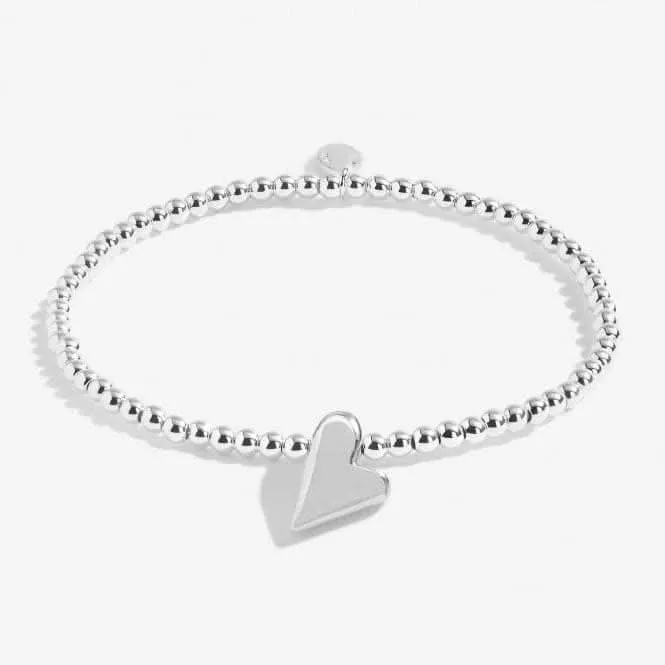 A Little Best Friend Silver Plated 17.5cm Stretch Bracelet 6840 Joma Jewellery