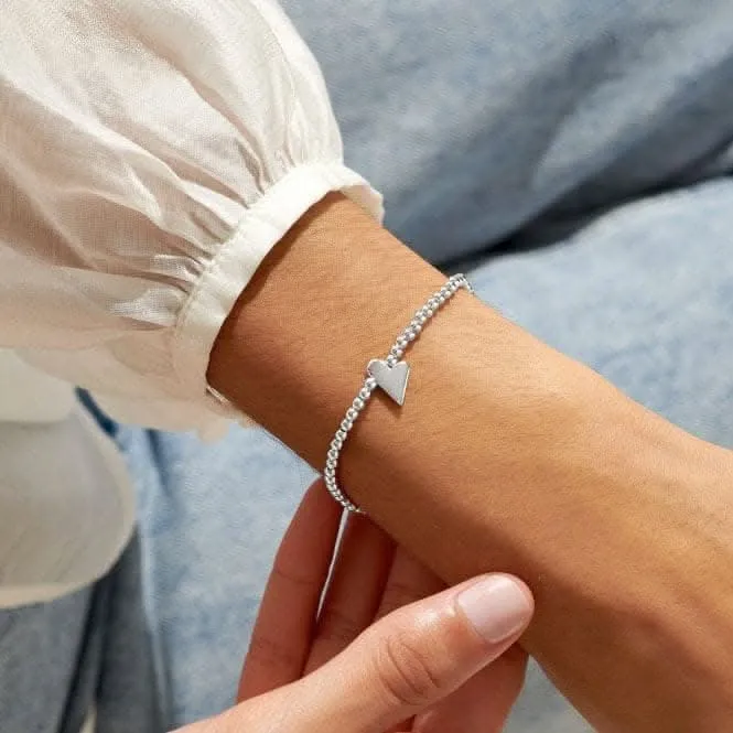 A Little Best Friend Silver Plated 17.5cm Stretch Bracelet 6840 Joma Jewellery