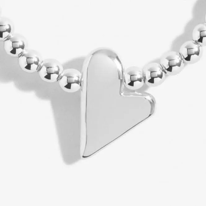 A Little Best Friend Silver Plated 17.5cm Stretch Bracelet 6840 Joma Jewellery