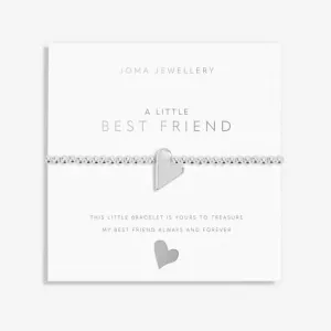 A Little Best Friend Silver Plated 17.5cm Stretch Bracelet 6840 Joma Jewellery