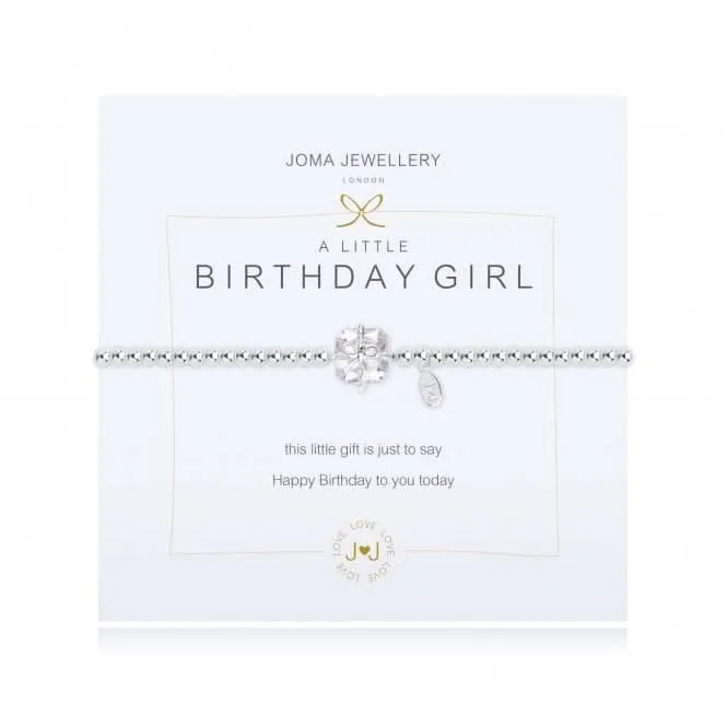 A Little Birthday Girl Crystal Bracelet 688 Joma Jewellery