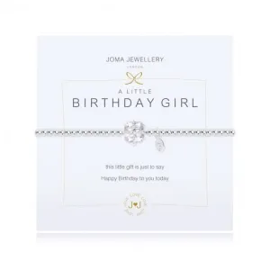 A Little Birthday Girl Crystal Bracelet 688 Joma Jewellery