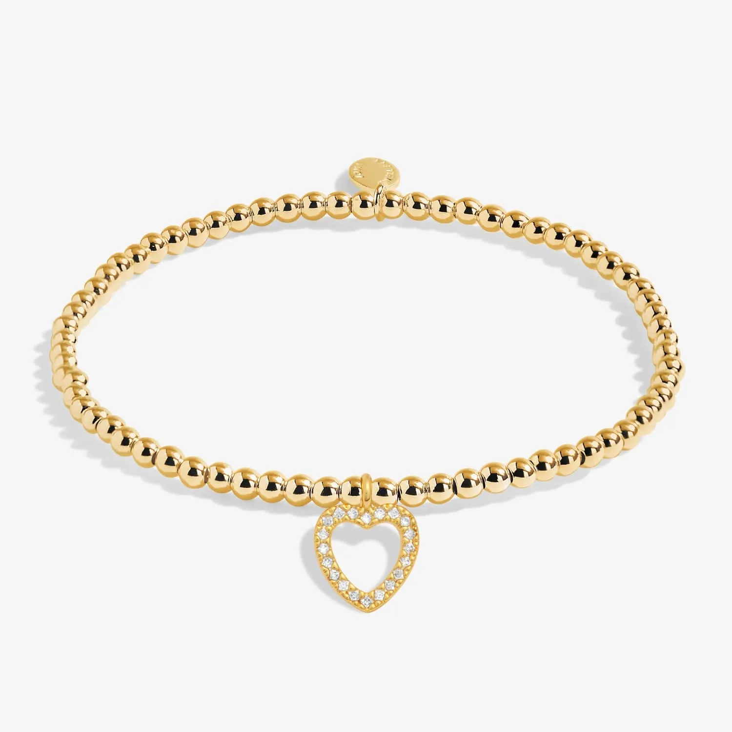 A Little Happy 40th Birthday Gold Plated Bracelet 7583 Joma Jewellery