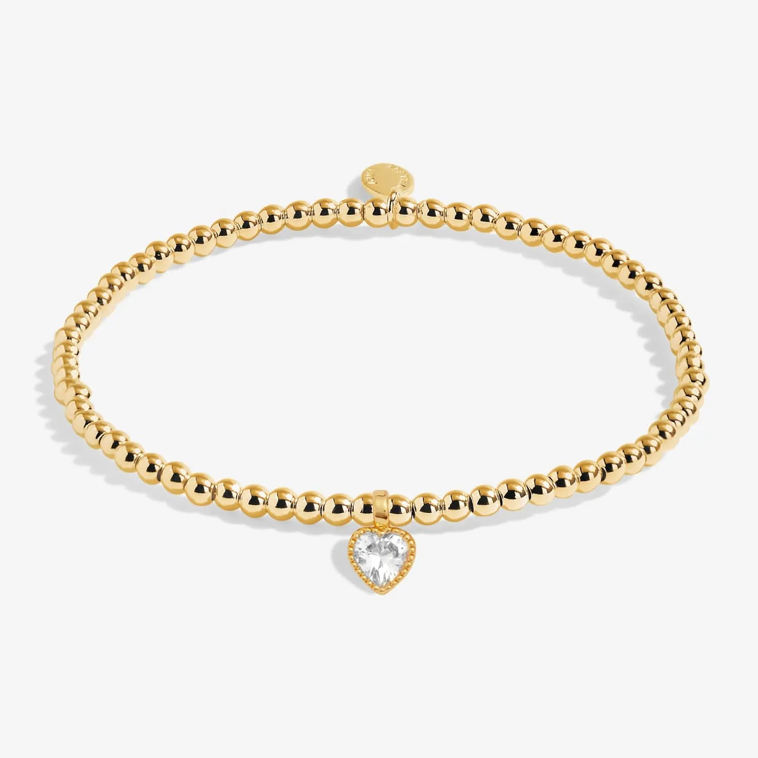 A Little Happy 50th Birthday Gold Plated Bracelet 7584 Joma Jewellery