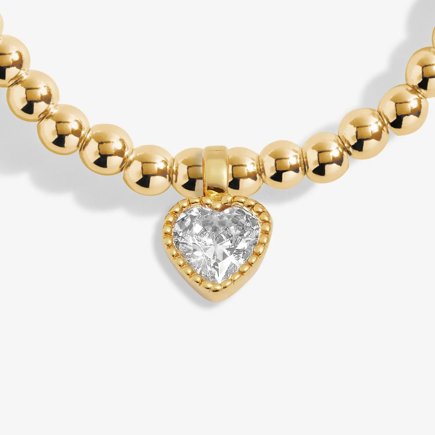 A Little Happy 50th Birthday Gold Plated Bracelet 7584 Joma Jewellery