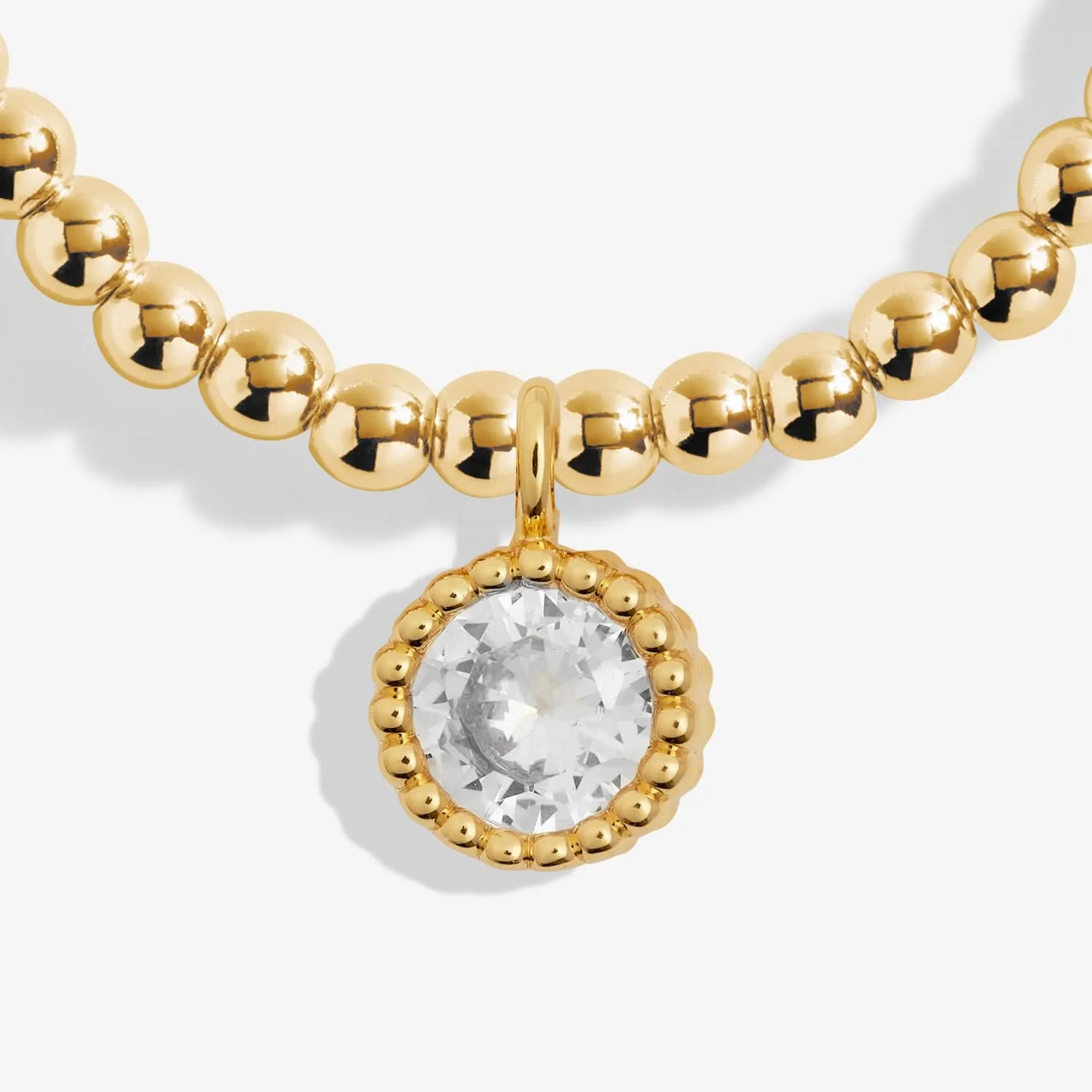 A Little Happy 60th Birthday Gold Plated Bracelet 7585 Joma Jewellery