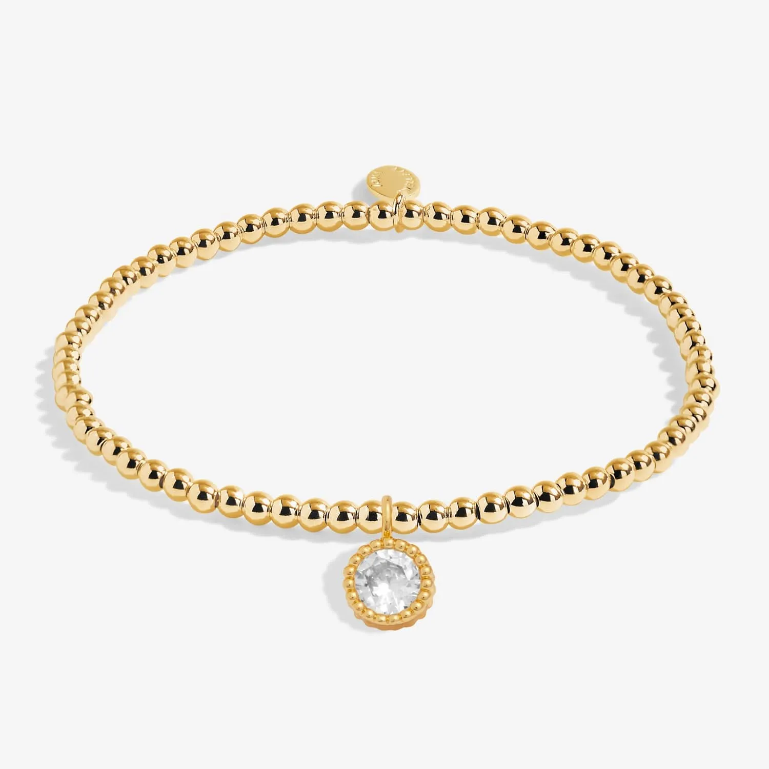 A Little Happy 60th Birthday Gold Plated Bracelet 7585 Joma Jewellery