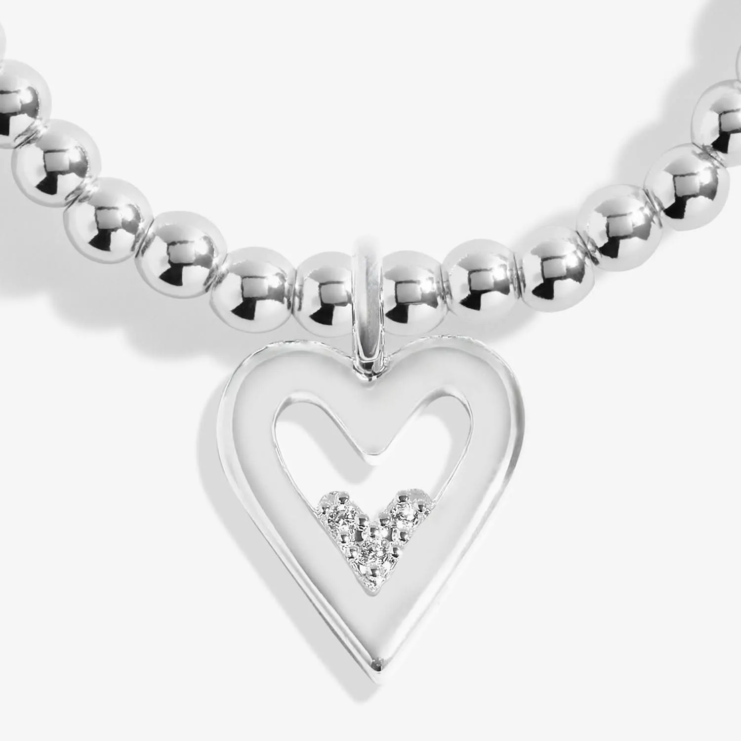 A Little Happy Birthday Daughter Silver Plated Bracelet 7407 Joma Jewellery