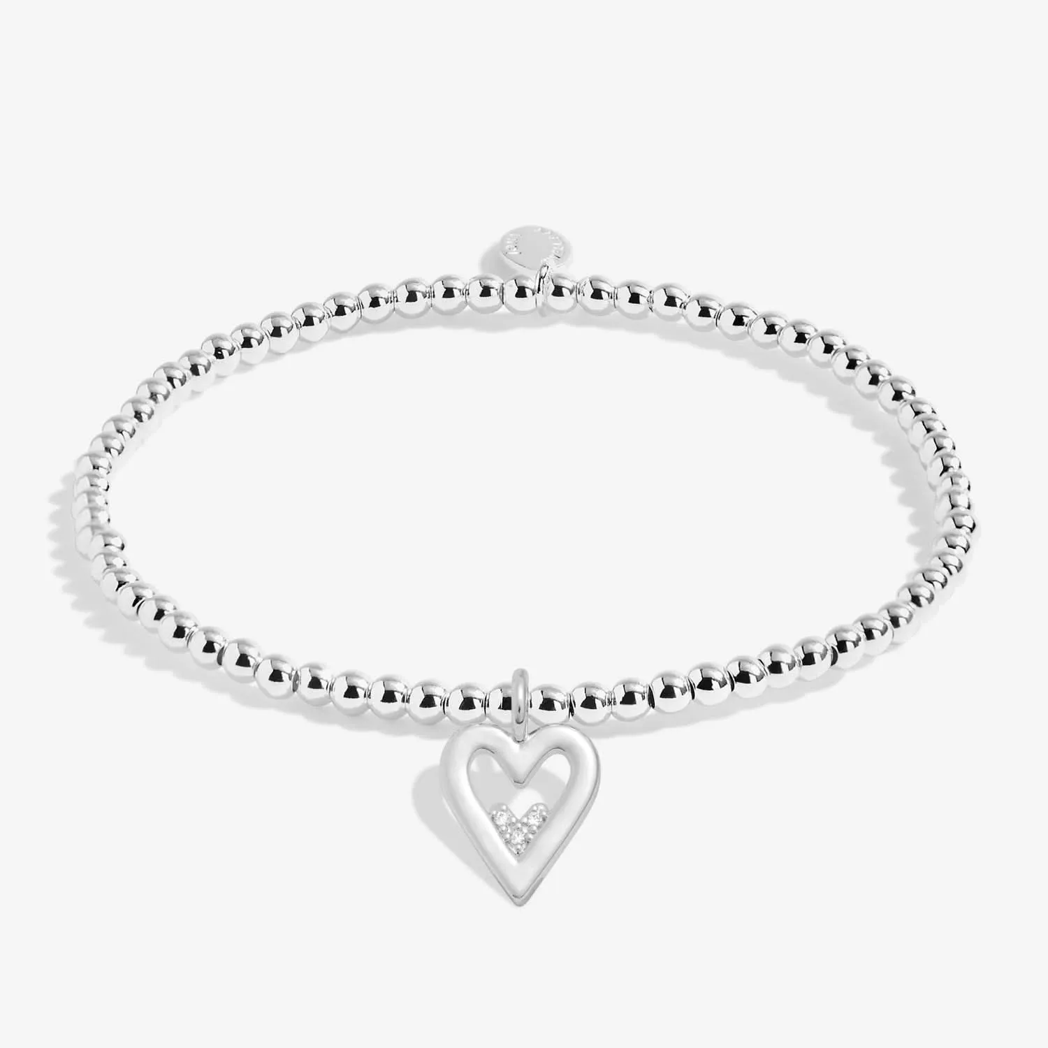 A Little Happy Birthday Daughter Silver Plated Bracelet 7407 Joma Jewellery