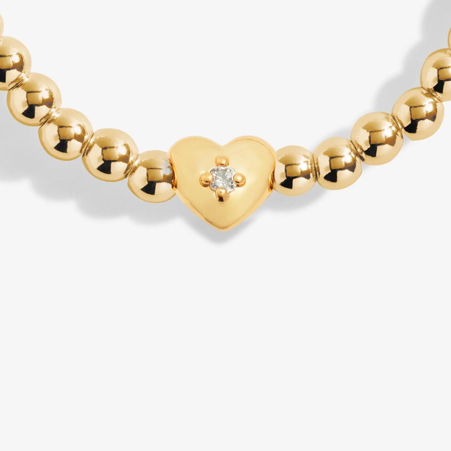 A Little Happy Birthday Gold Plated Bracelet 7579 Joma Jewellery