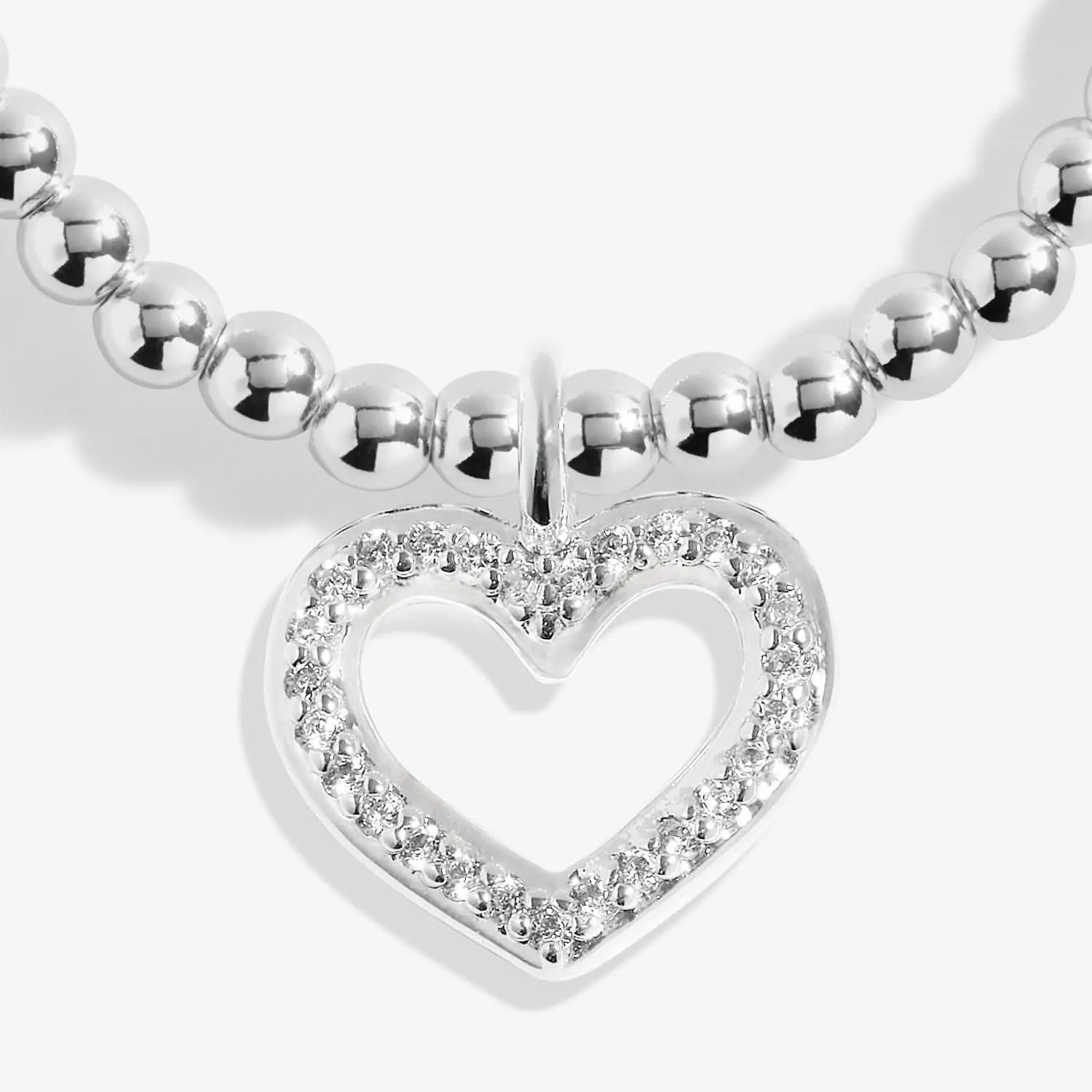 A Little Happy Birthday Sister Silver Plated Bracelet 7406 Joma Jewellery