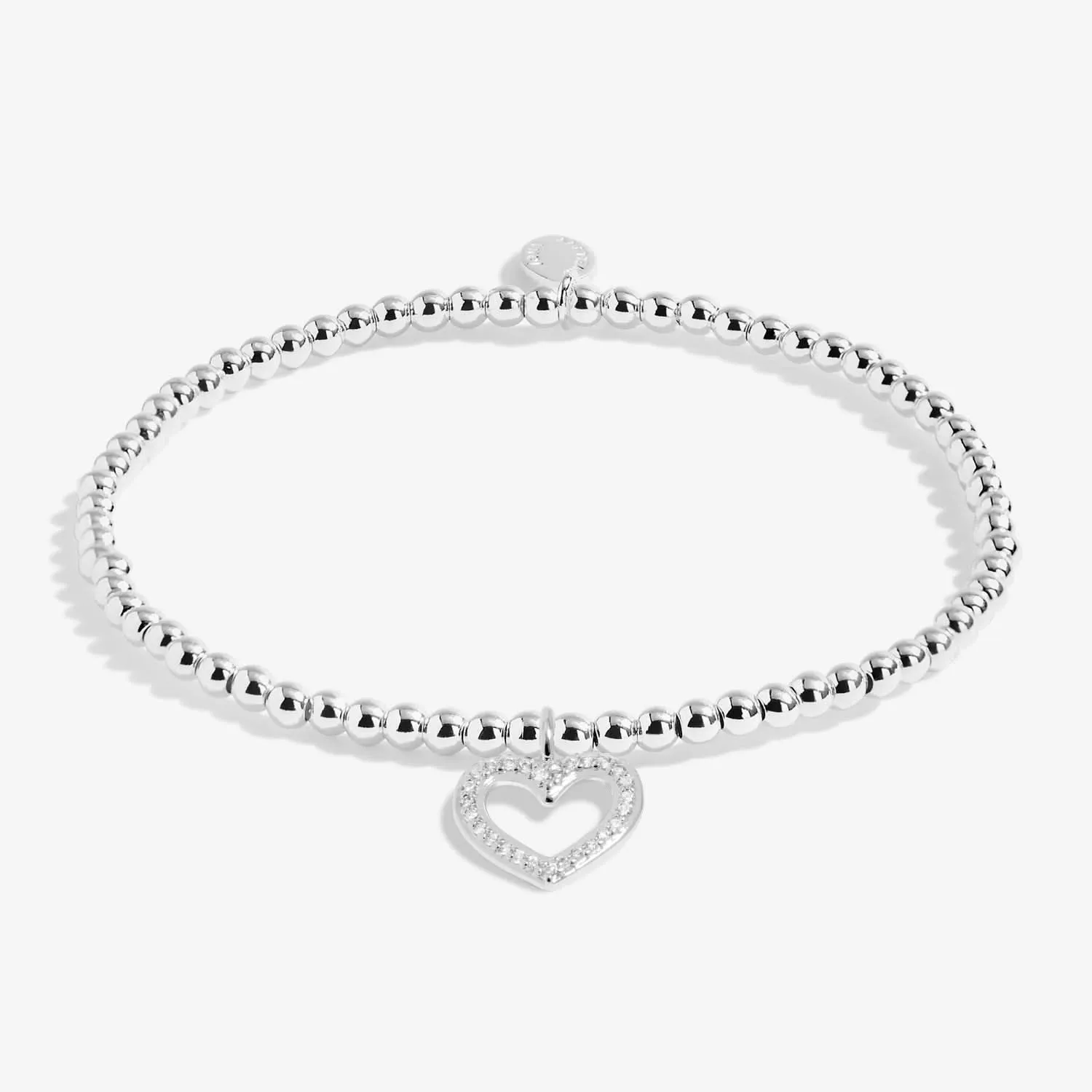 A Little Happy Birthday Sister Silver Plated Bracelet 7406 Joma Jewellery