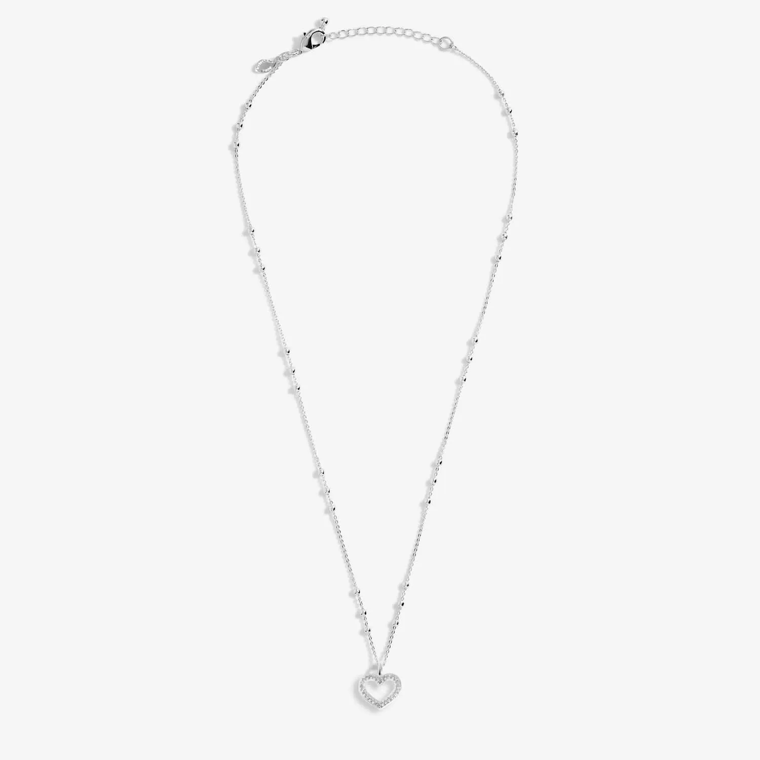 A Little Happy Birthday Sister Silver Plated Necklace 7809 Joma Jewellery