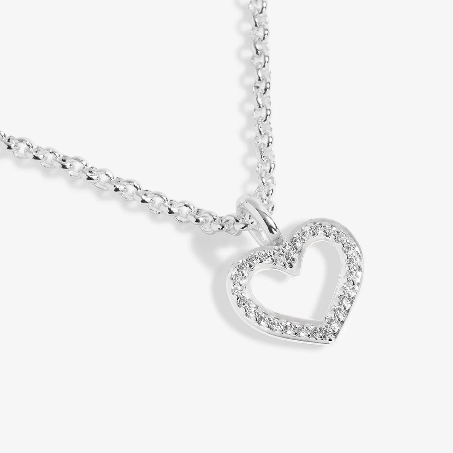 A Little Happy Birthday Sister Silver Plated Necklace 7809 Joma Jewellery