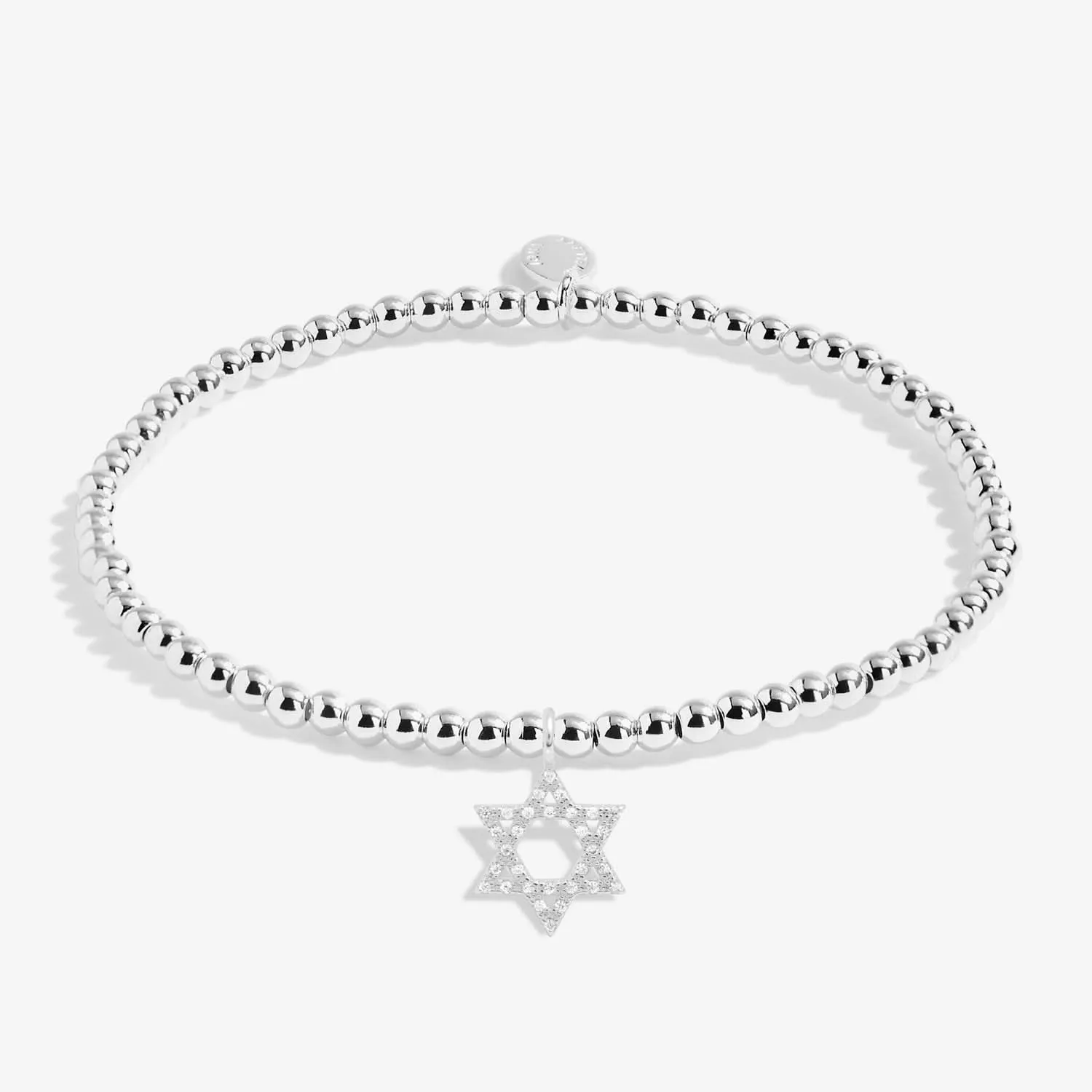 A Little Happy Hanukkah Silver Plated Bracelet 7626 Joma Jewellery