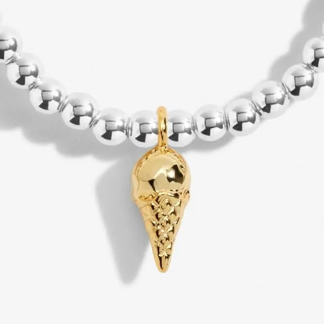 A Little Hello Sunshine Silver Gold Plated 15.5cm Bracelet C719 Joma Jewellery