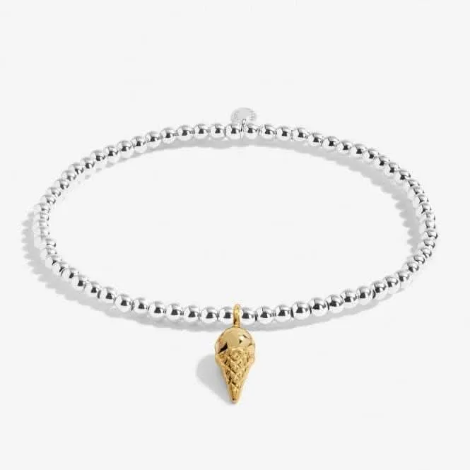 A Little Hello Sunshine Silver Gold Plated 15.5cm Bracelet C719 Joma Jewellery
