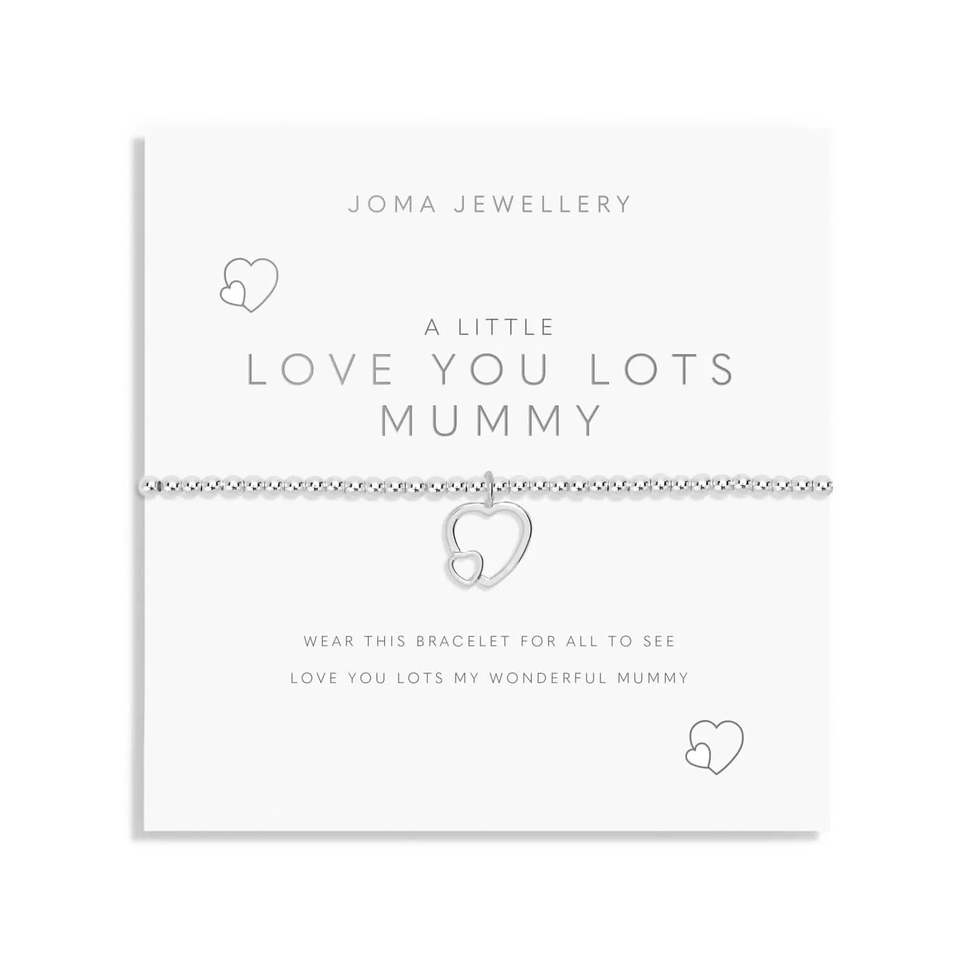 A Little Love You Lots Mummy Silver Plated Bracelet 7417 Joma Jewellery