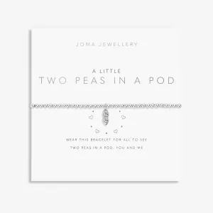 A Little Two Peas A Pod Silver Plated Bracelet 7397 Joma Jewellery