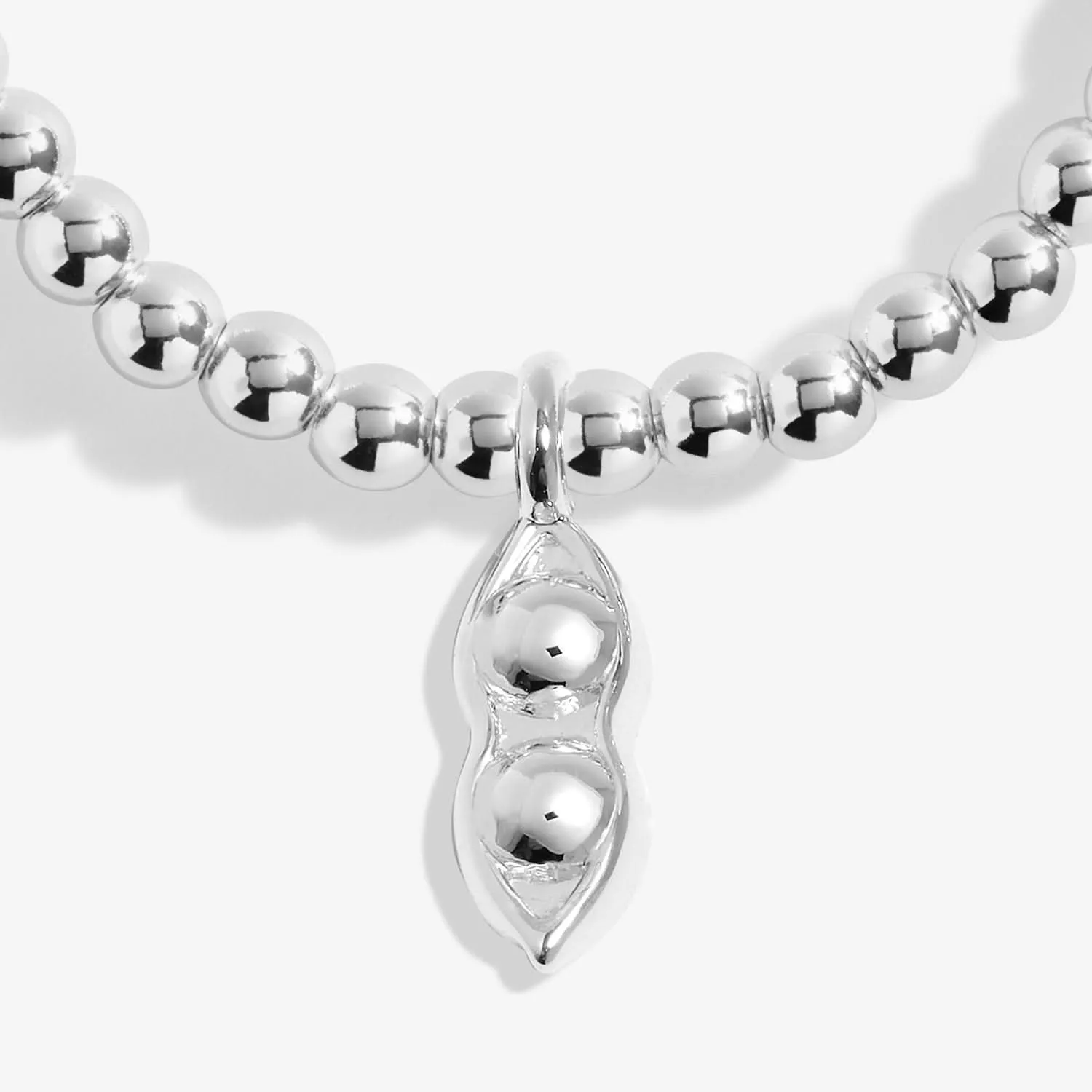 A Little Two Peas A Pod Silver Plated Bracelet 7397 Joma Jewellery