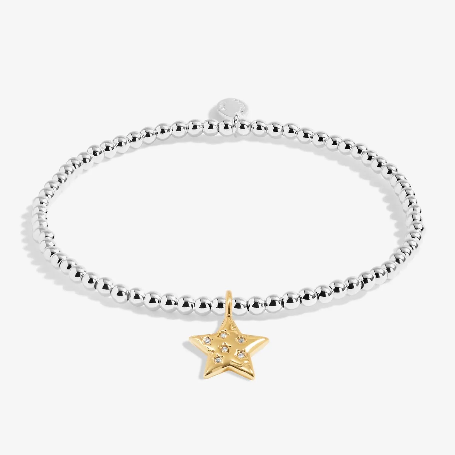 A Little Written The Stars Silver Gold Plated Bracelet 7410 Joma Jewellery