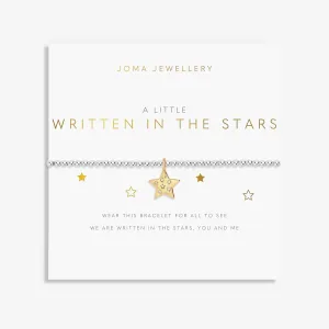 A Little Written The Stars Silver Gold Plated Bracelet 7410 Joma Jewellery
