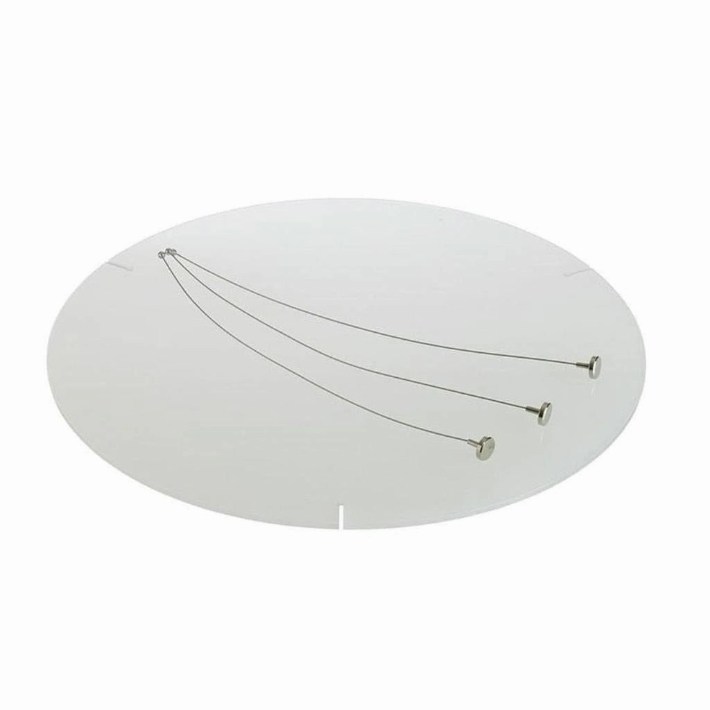 Above Pendel 400/550 Afblnd. Skrm Mat - Louis Poulsen flush mount chandelier