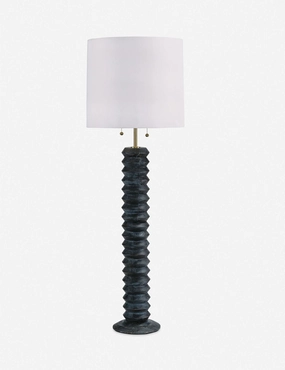 Accordion Floor Lamp by Regina Andrew, Ebony patio wall lighting