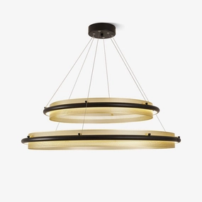 Acrylic LED Round Chandelier modern modeling table light