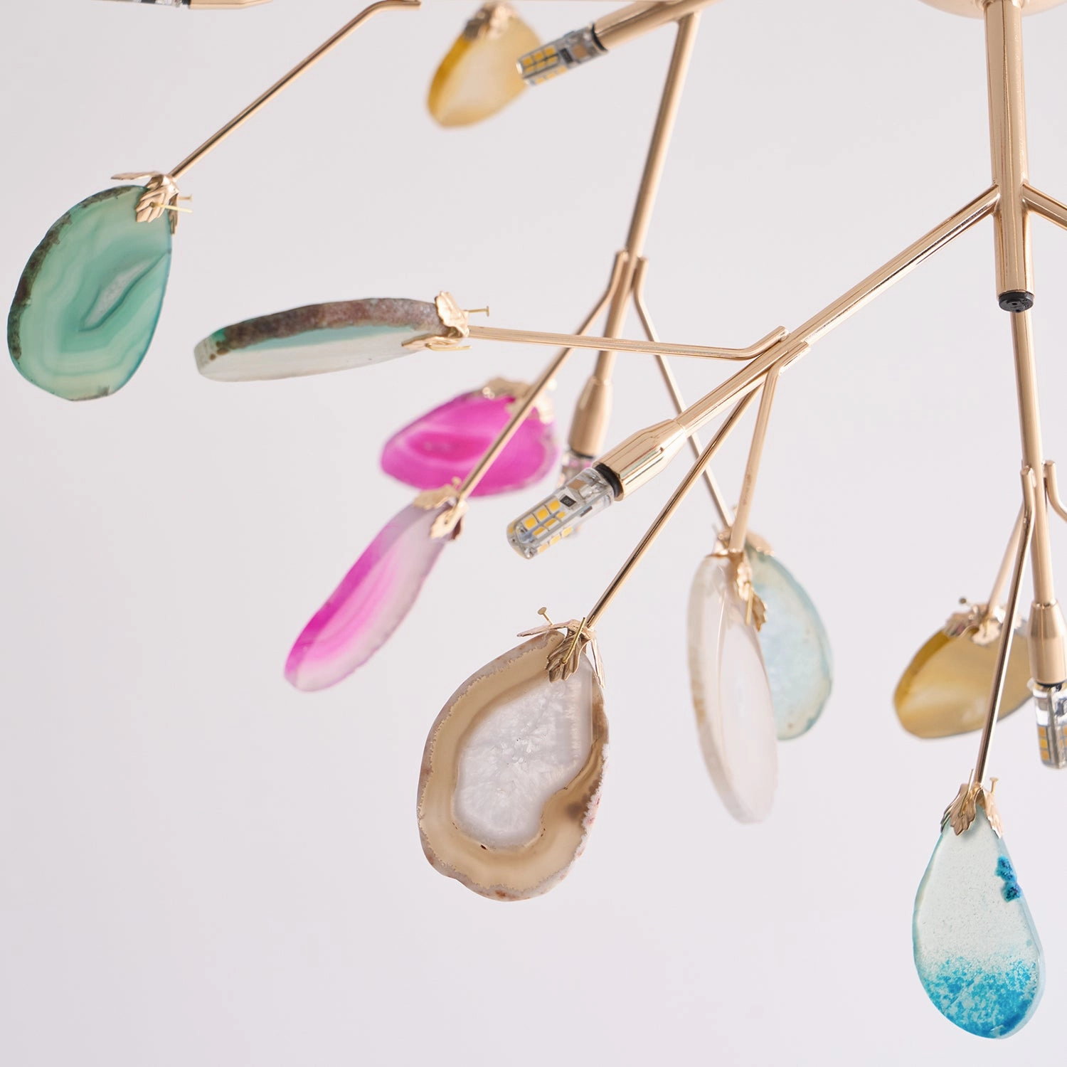 Agate Flake Chandelier