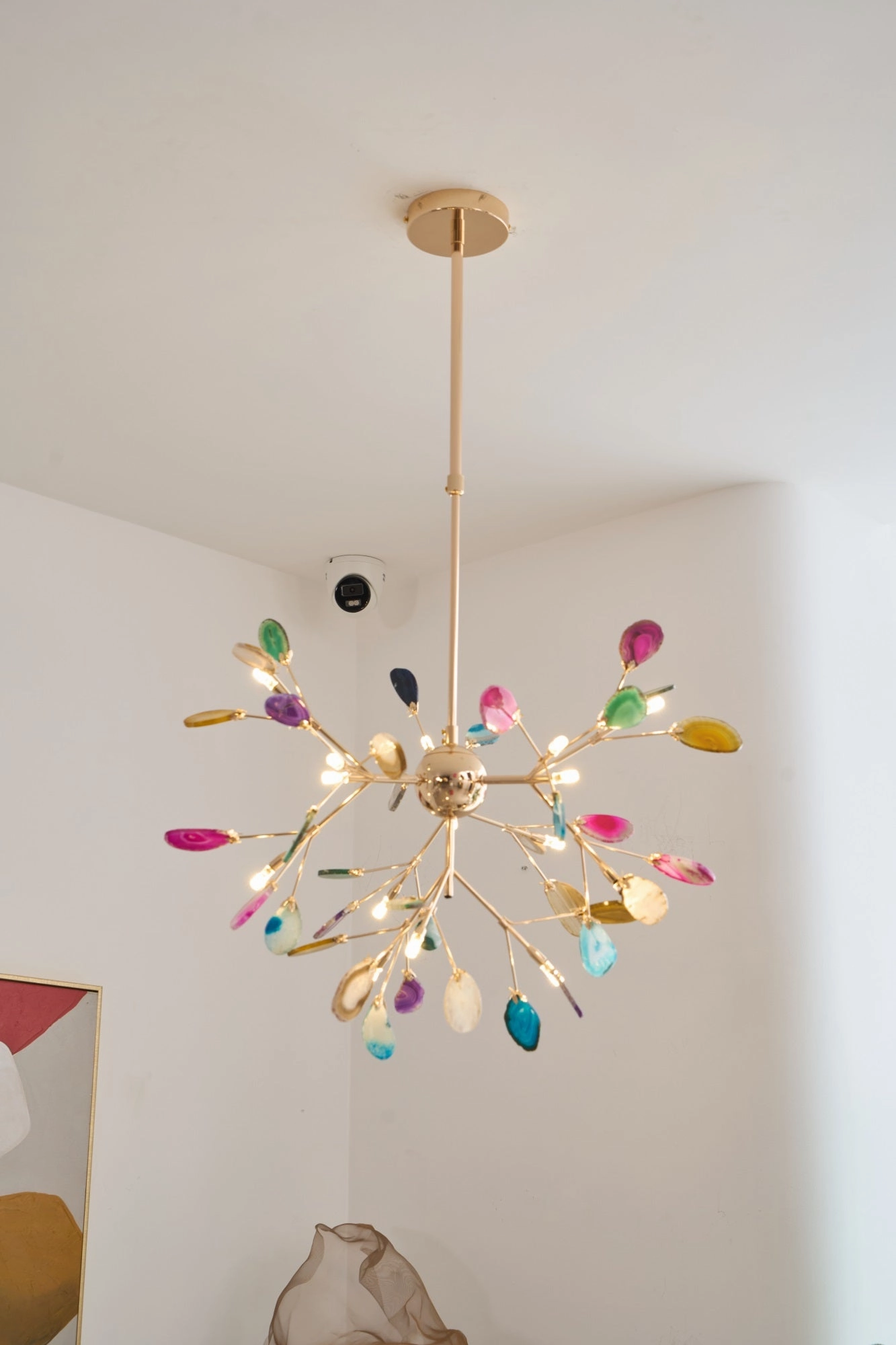 Agate Flake Chandelier