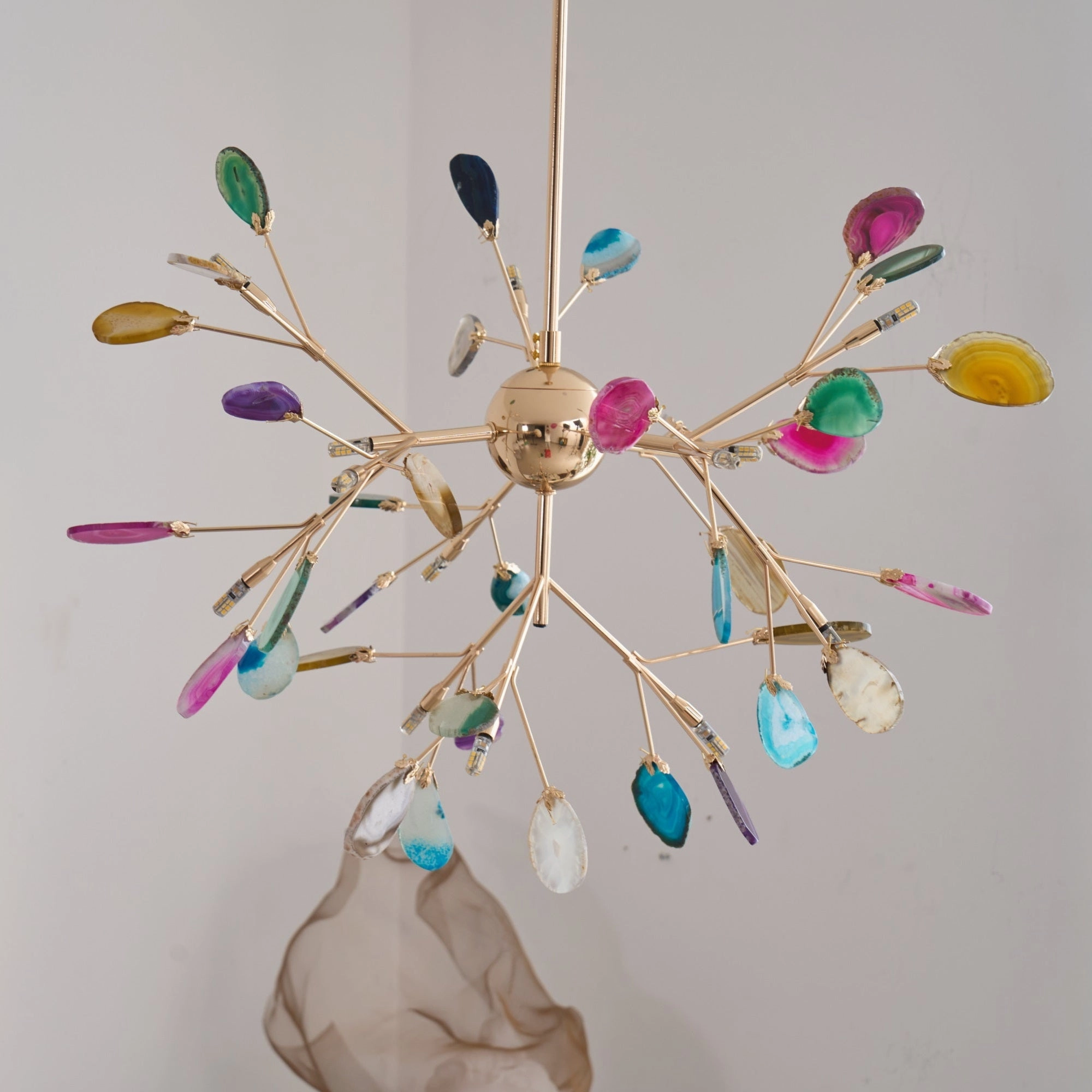 Agate Flake Chandelier