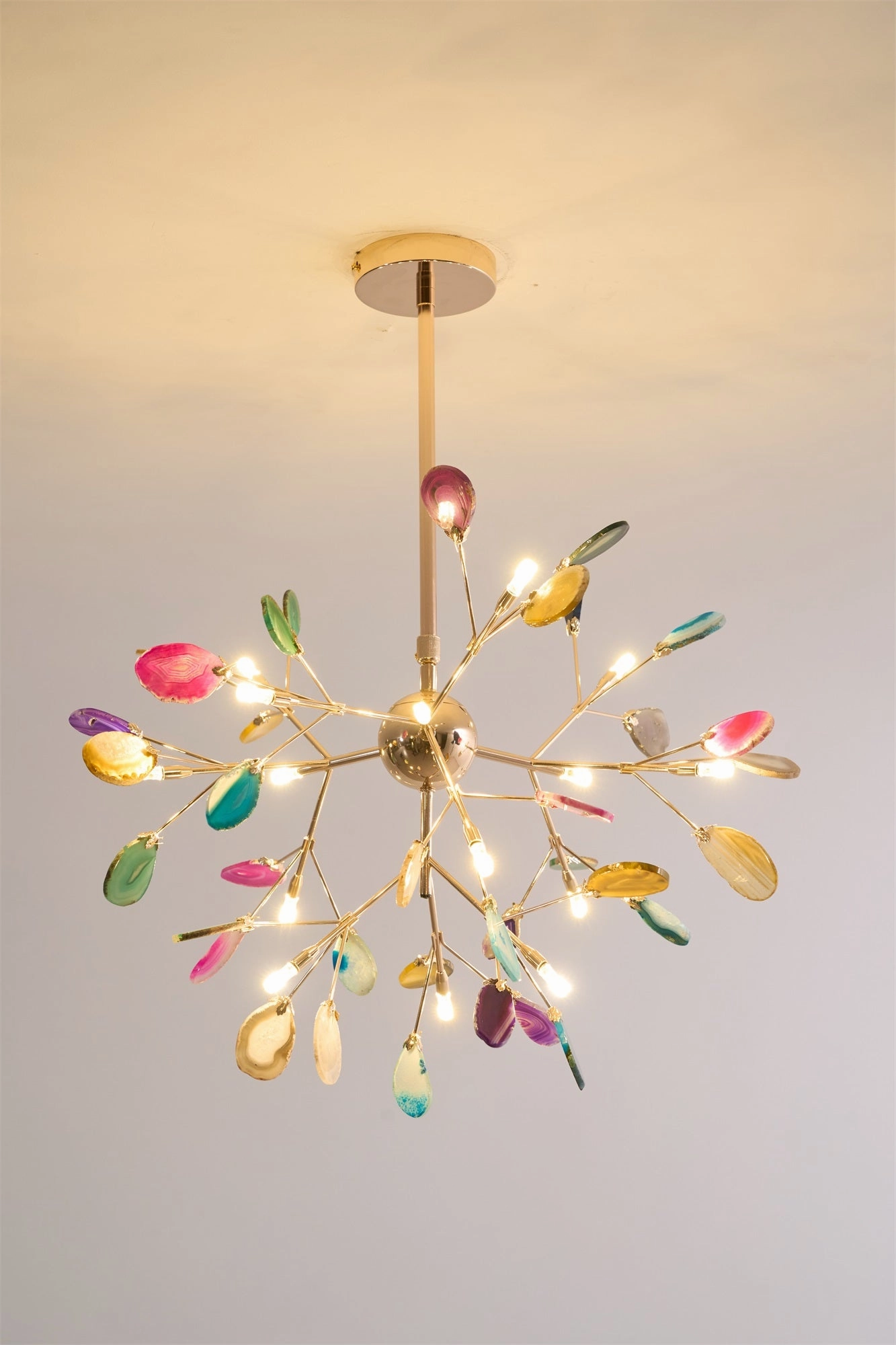 Agate Flake Chandelier