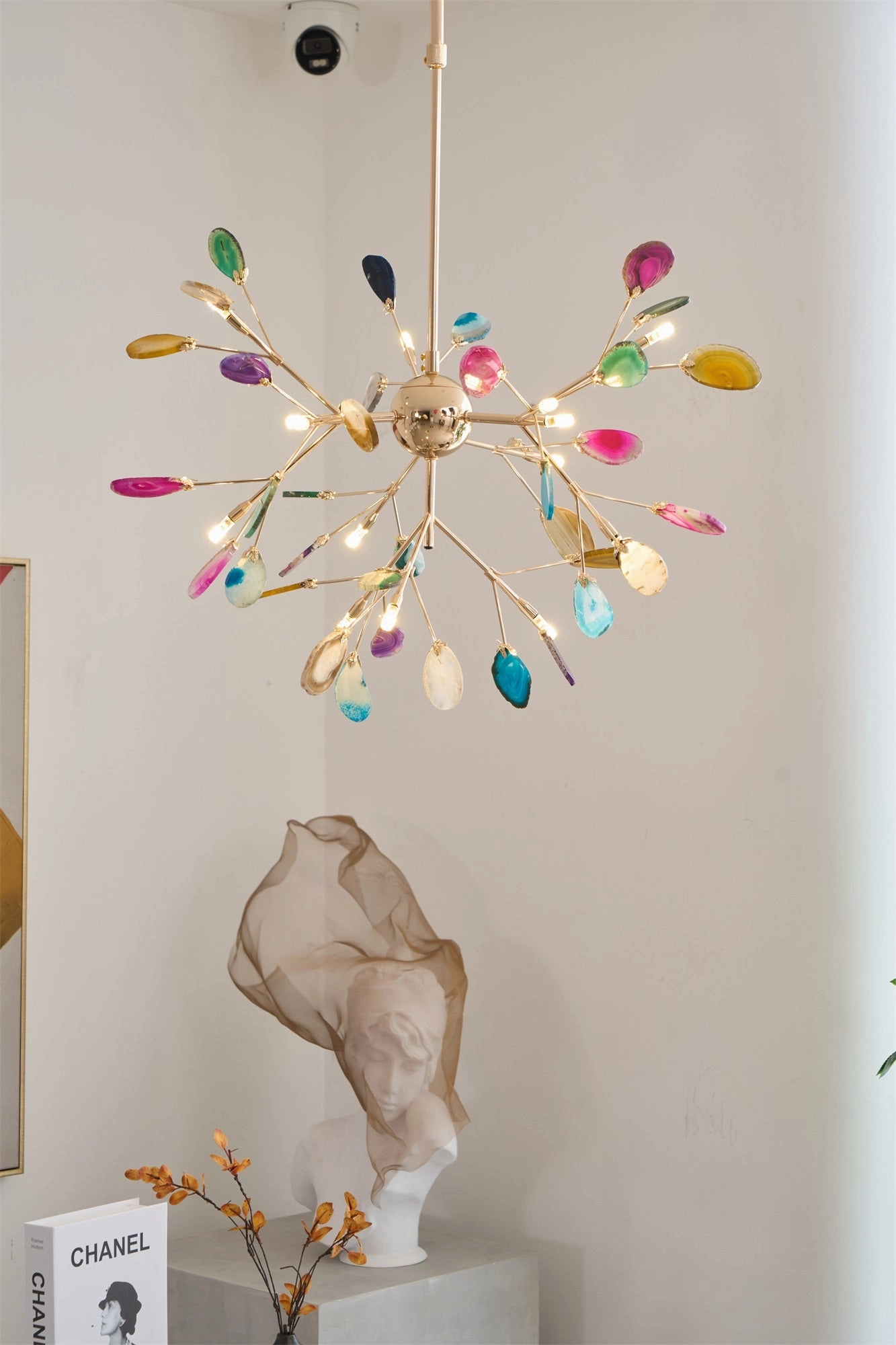 Agate Flake Chandelier