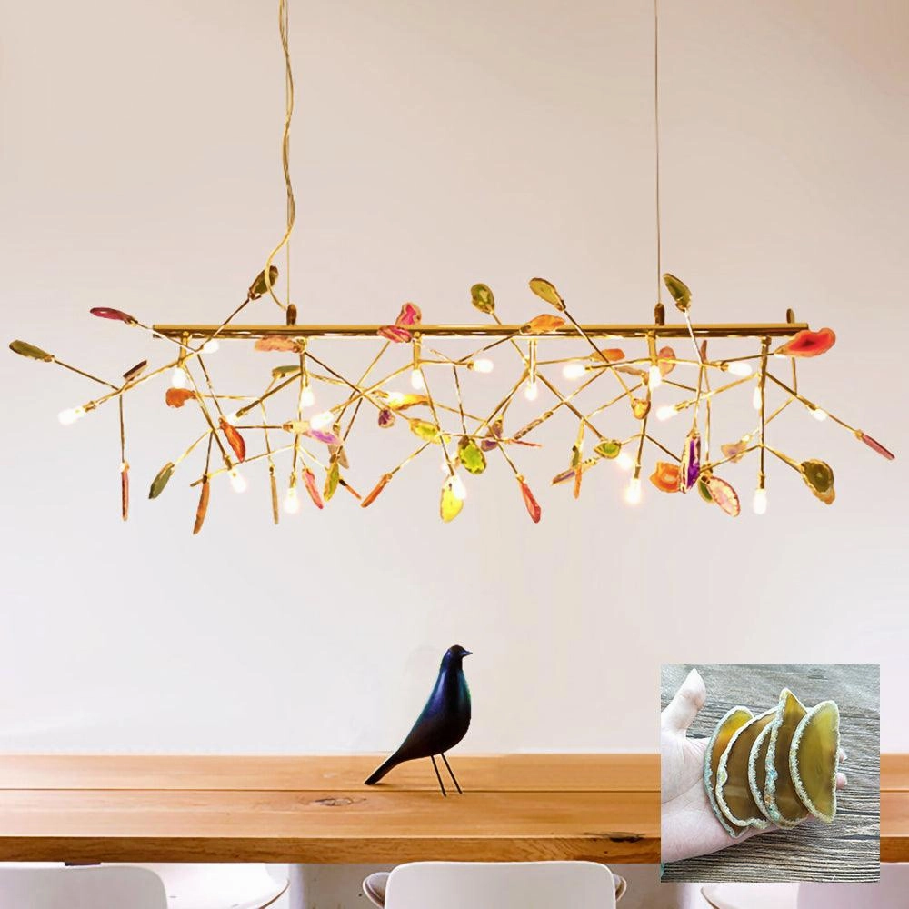 Agate Flake Chandelier