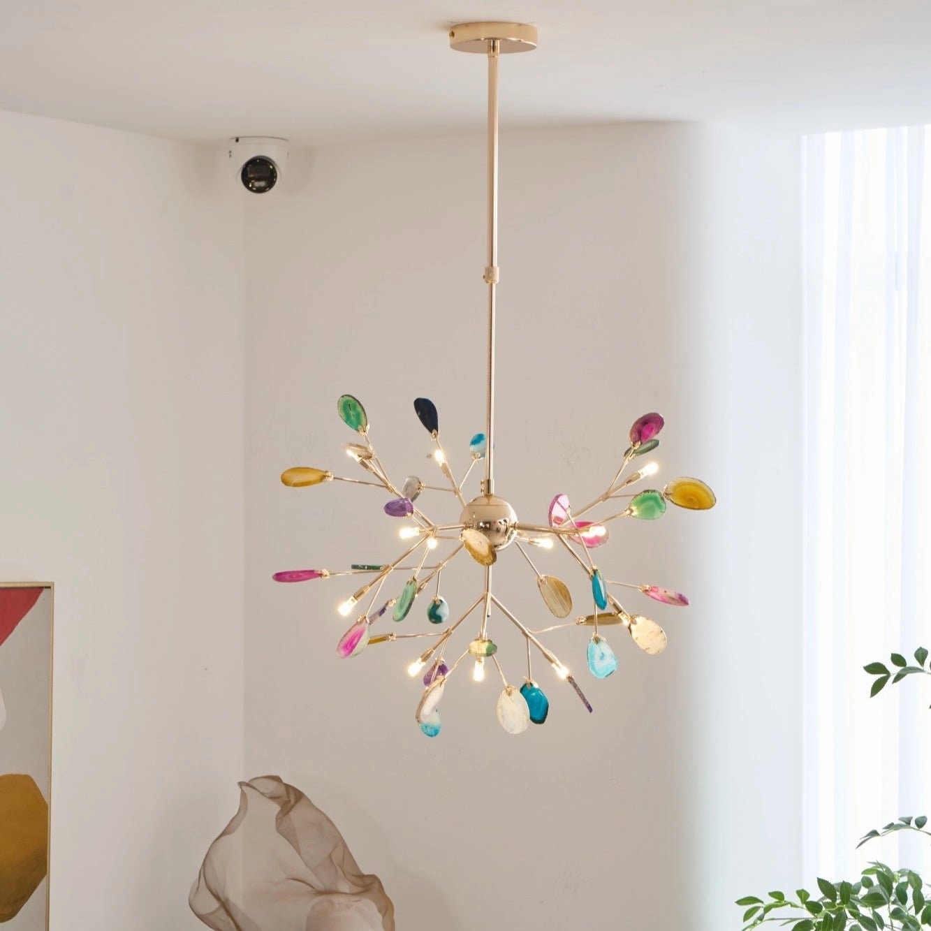 Agate Flake Chandelier