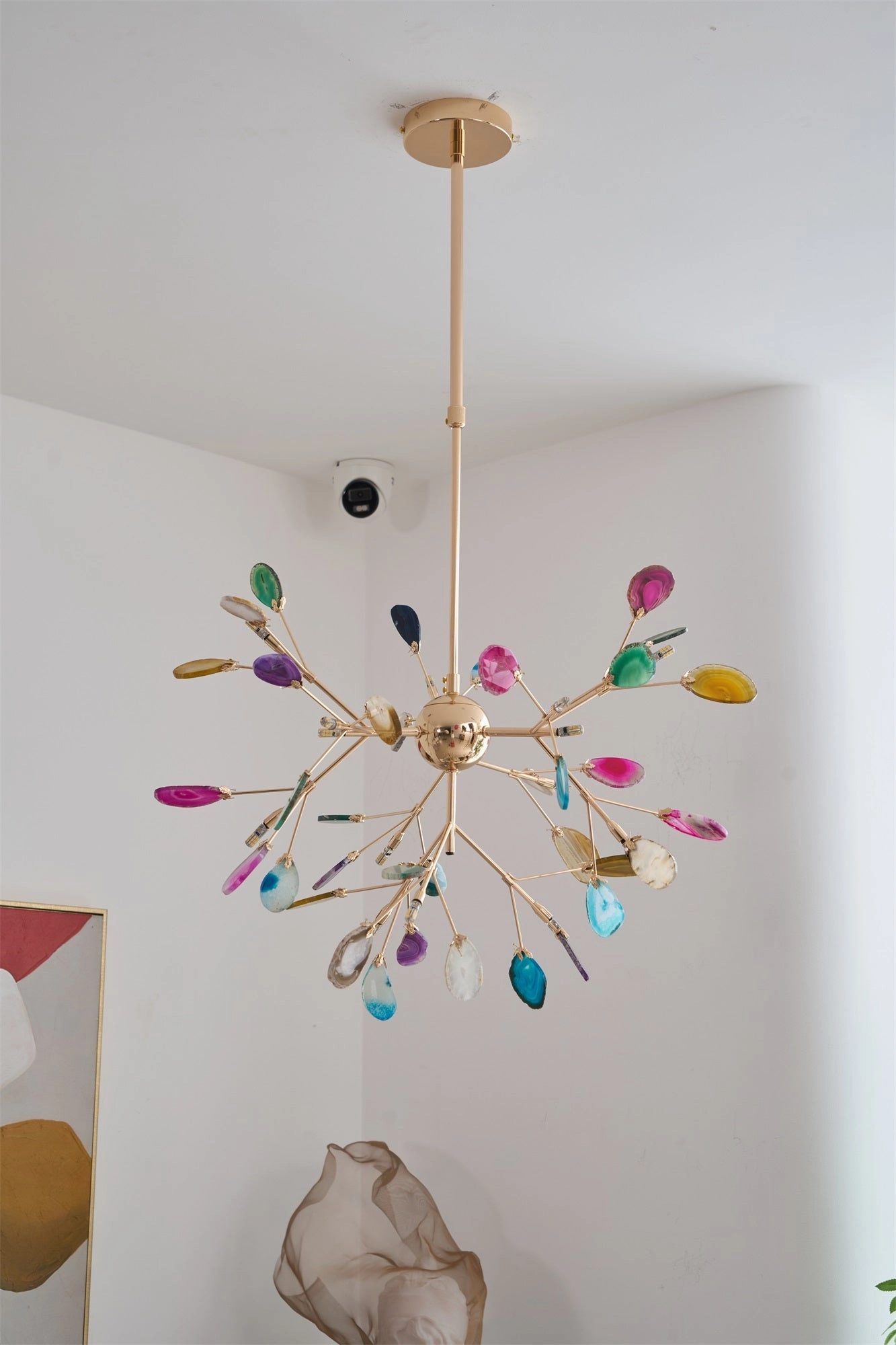 Agate Flake Chandelier