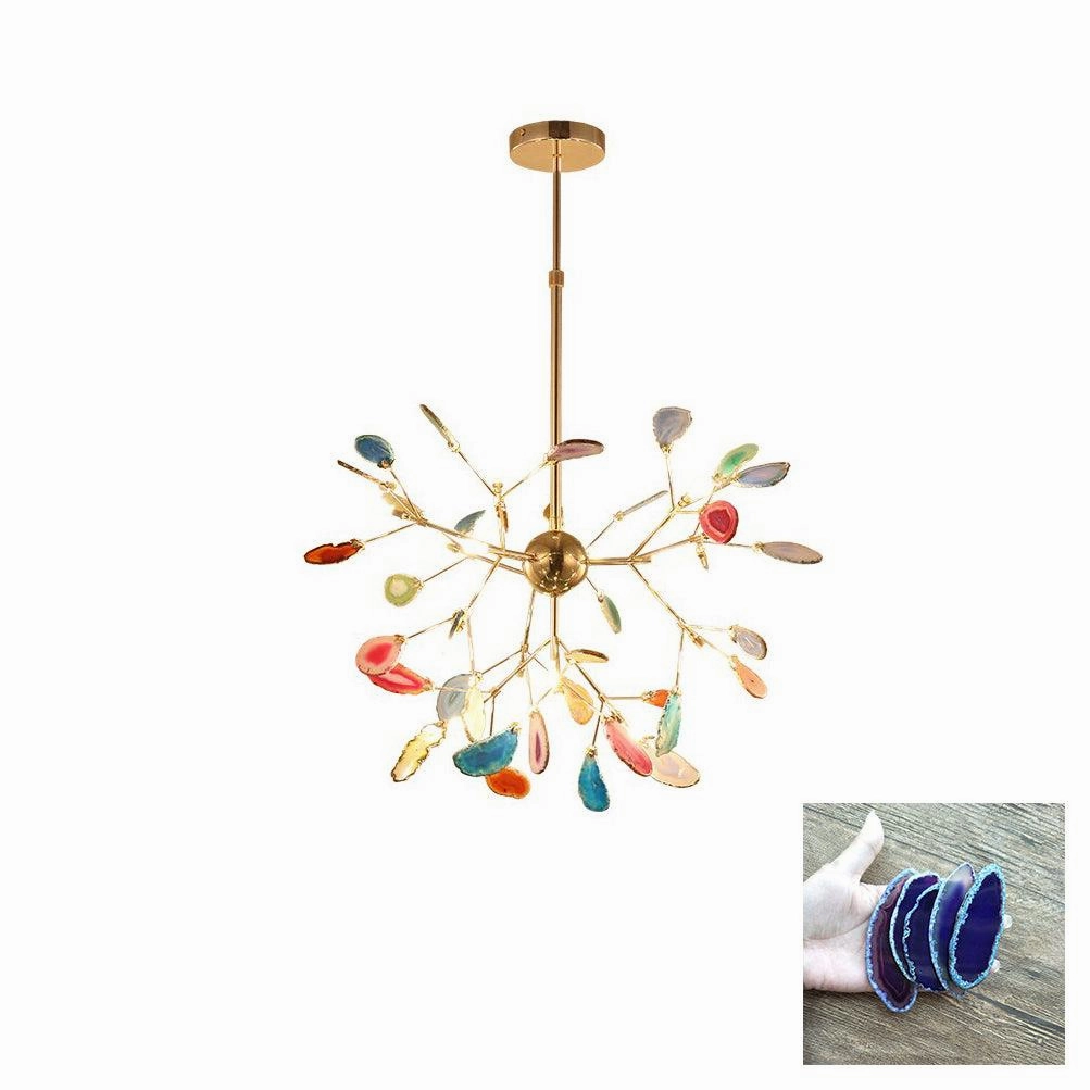 Agate Flake Chandelier