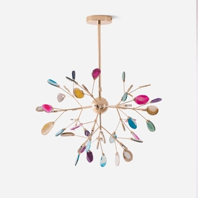 Agate Flake Chandelier modern modeling table light