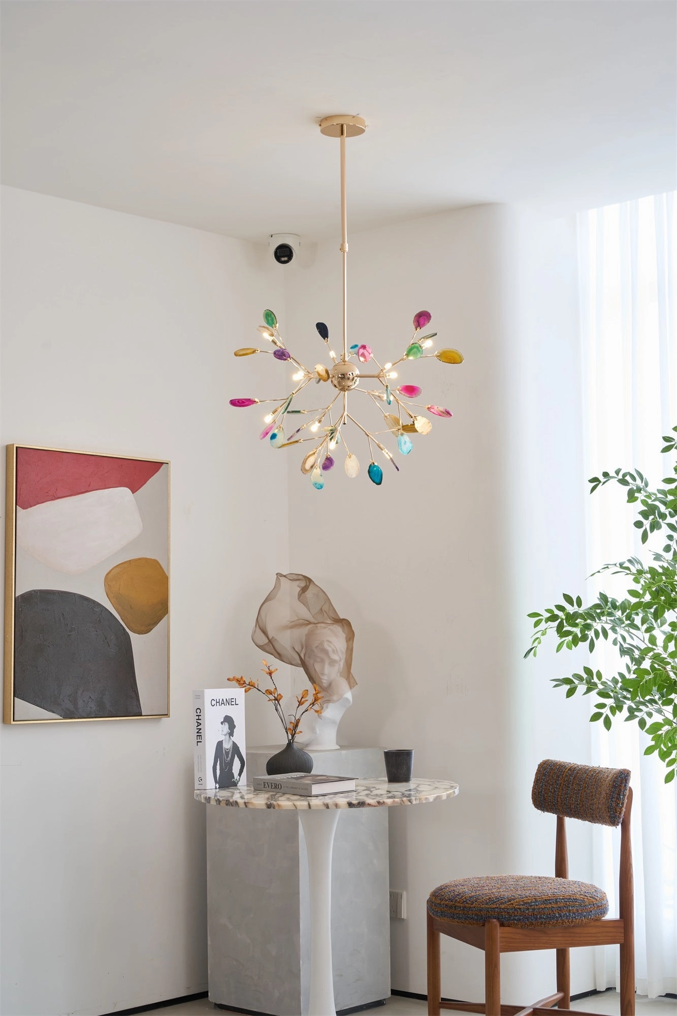 Agate Flake Chandelier